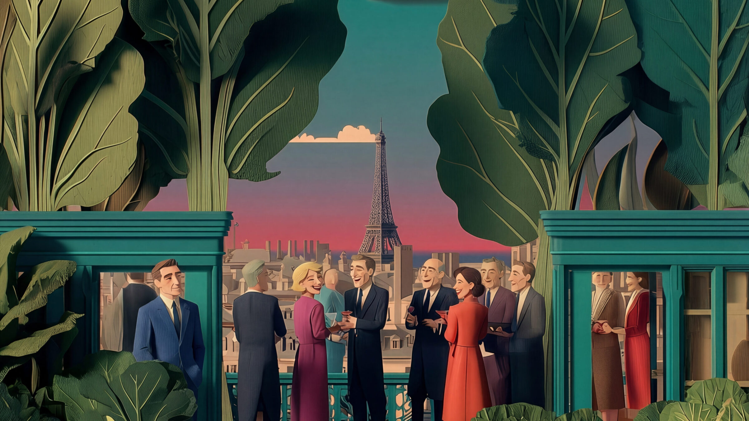 Sur les toits de Paris