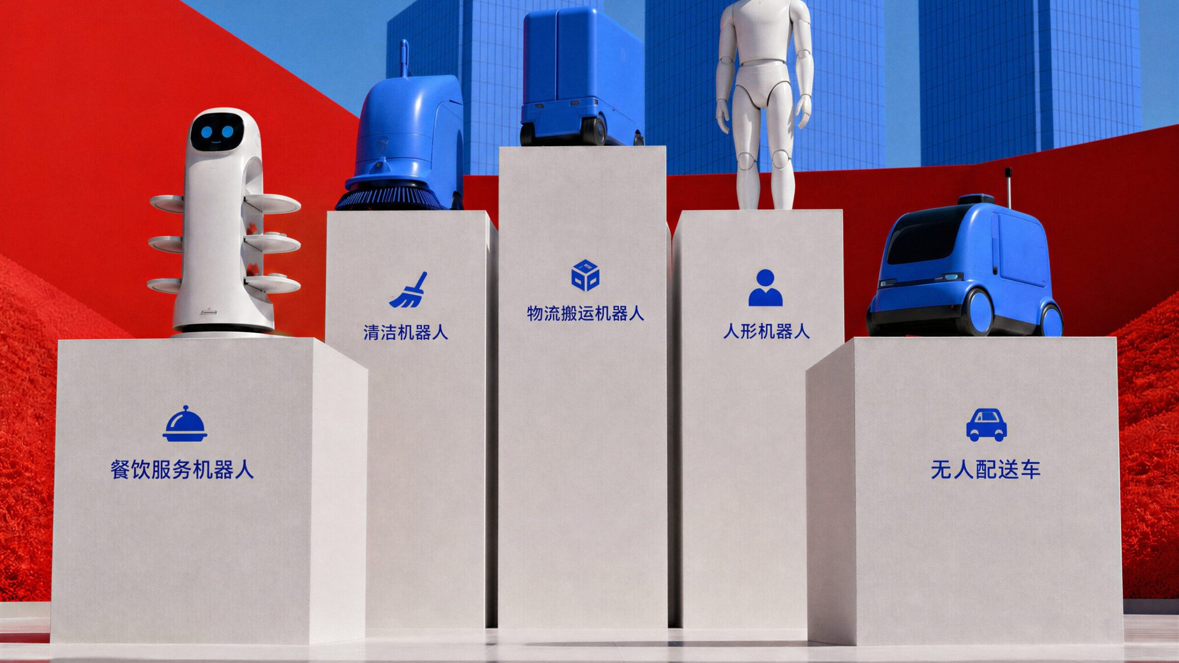 Robots de service chinois : cinq champions à connaître